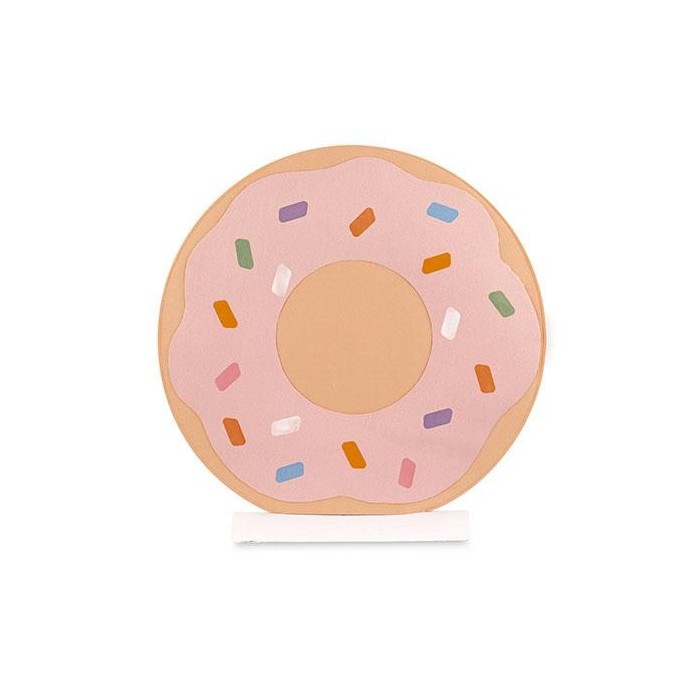 DONUT STOFFA CELESTE ROSA DOUB